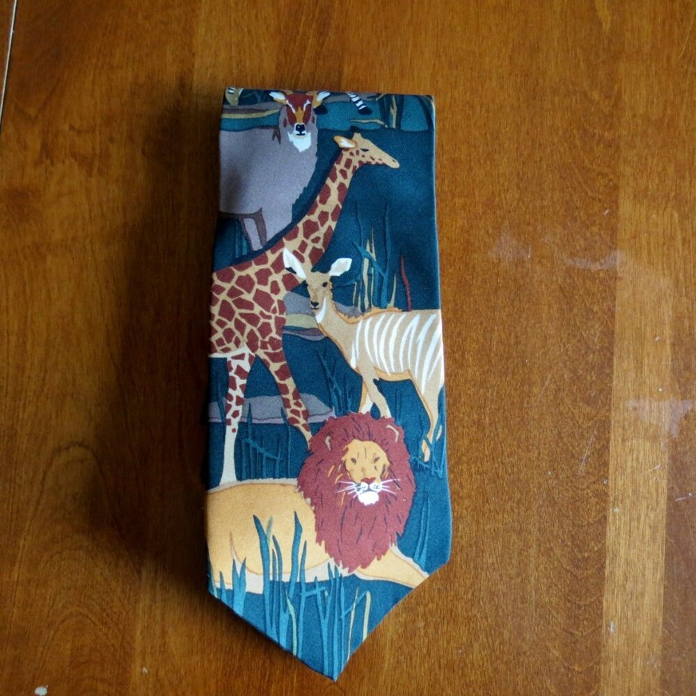 World Wildlife Fund Serengeti Ecosystem Men's Necktie/Tie #172